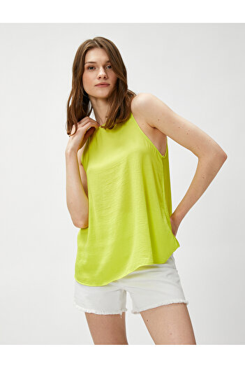 Koton Basic Atlet Kolsuz Halter Yaka
