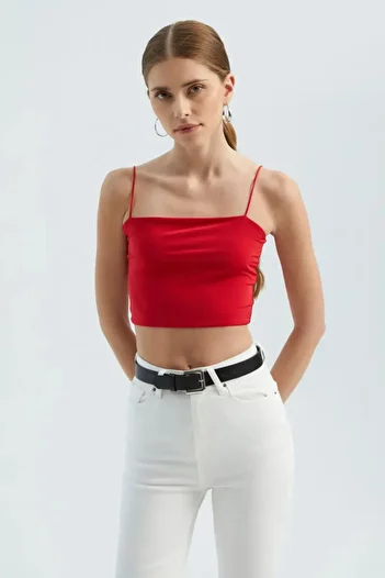Hiccup Short Sleeve Pocket Detailed Crop Shirt