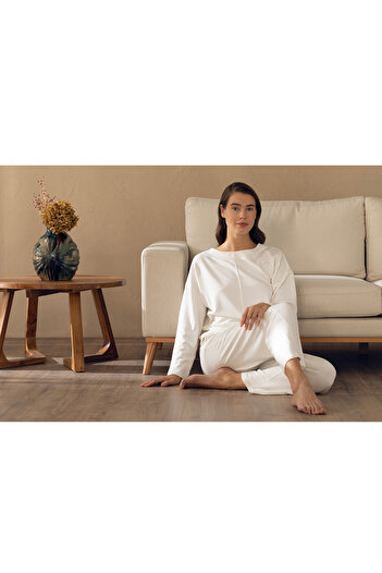 Chakra Vargas Pijama Takımı Beyaz
