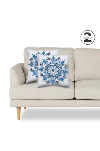 Donetella 2- Pieces Modern 45x45 Throw Pillow Cover - Decorative Covers for Cushions, Filling Not Included