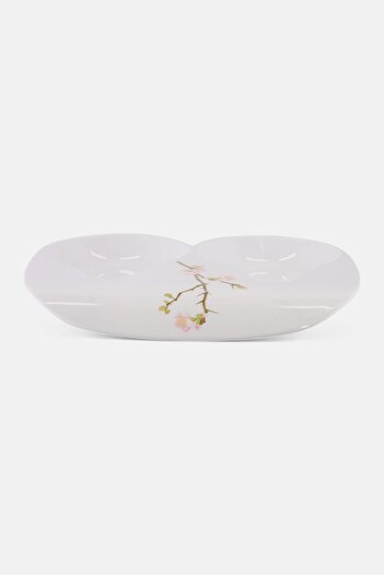 CORELLA Cherry Blossom Double Spoon Rest, White