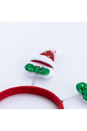 Bimotif New Year's Ornaments with Red Hat - Crown Snowman