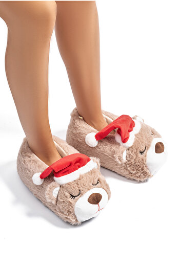 Twigy Smoke Women, Waiter Size Animal Slippers Brown 36/41
