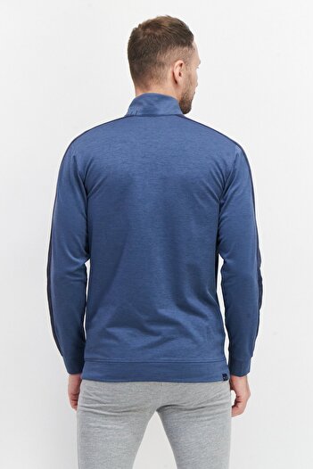 Puma Men Sportswear Fit Long Sleeve Golf Sweatshirt, Blue