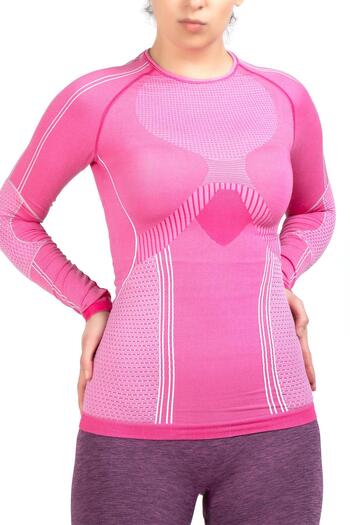 Miorre Miofit Women's Pro Dry Fit Long Sleeve Seamless Sports T-Shirt