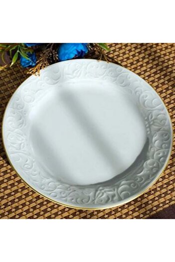 Mask Gür Al Porcel En Spring Branch Gilded 6 Pieces 20cm Cake Plates