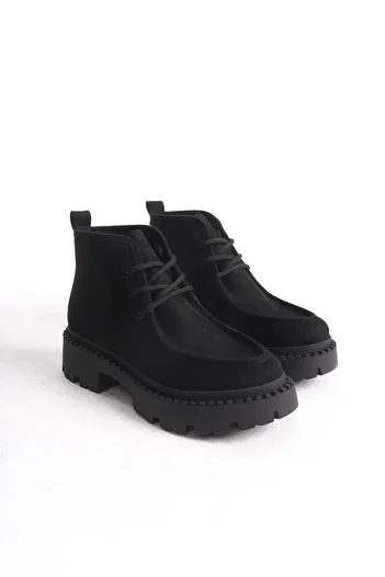 Solo Bag Γυναικείες Flat Suede Elastic Lace Up Casual Boots