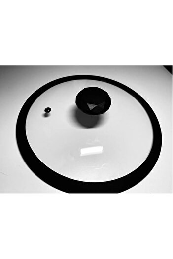 COOKCASE 30 cm Black Silicone Glass Cover