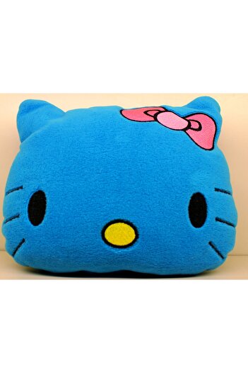 Işık kasabası Mavi Hello Kitty Yastık