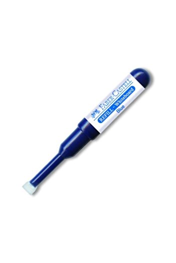Faber Castell Mavi Yazı Tahta Kalemi Mürekkebi 3 Adet Faber Castell W-20 Yazı Tahta Kalemi Mürekkep