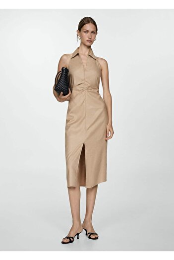 MANGO Woman Φόρεμα Polo με λαιμόκοψη