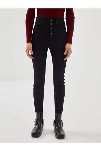 LC Waikiki Black Jupiter Super Skinny Fit Women's Jean Pants