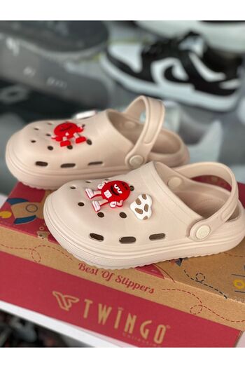 ALTUNOK Twingo Mens Children's Garden Beach Bath Slippers Sandals Emoji Slippers
