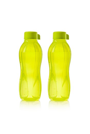 Tupperware Eco Bottle Lemon 750ml - Set of 2 Water Bottles and Water Bottles