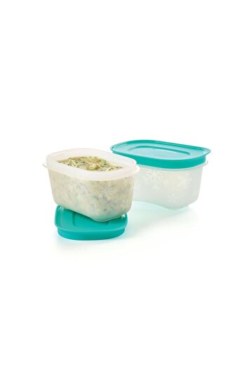 Tupperware Alaska 170 ml Turquoise Freezer Storage Set - 2-Piece Container