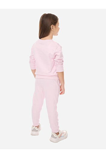 Victor and Jane By Styli Glitter Print Regular Sweatshirt & Joggers Set