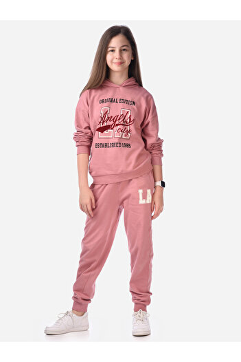 Victor and Jane By Styli Graphic Print Regular Hoodie & Joggers Set