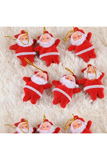 Sole Christmas Pine Tree Ornament Santa Claus Christmas Tree Ornament 6 Pieces 5 cm