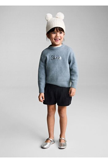 MANGO Baby Stamp Lettered Sweater