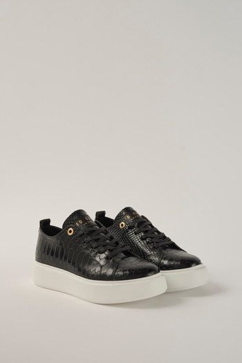 Ted Baker Dámské neformální boty Black Crocodile Tbfw24Fcs002