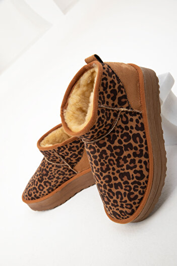 SOHO Taba Leopar Kadın Bot & Bootie 20026