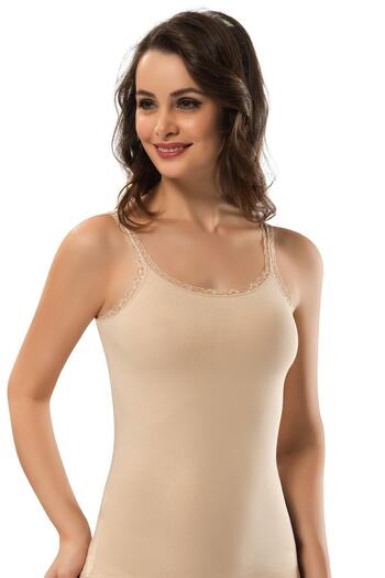 Erdem Women's Skin 3 Pack Lycra Lace Strap Undershirt 2116