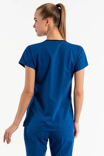 Owlet Medikal Saks Blue Lycra Uniform Top