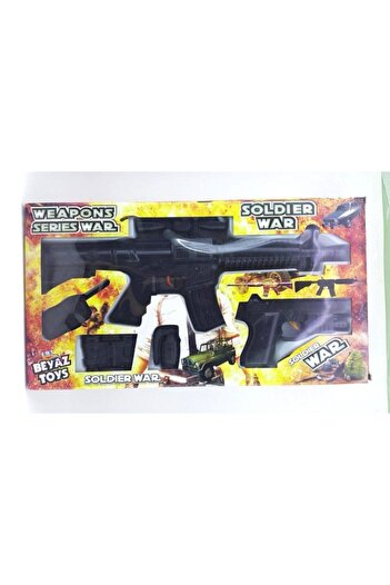 Beyaz Toys Siyah Kutulu Oyuncak Tüfek Silah Seti