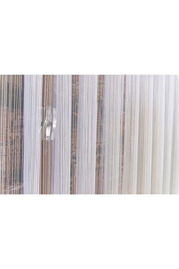 Brillant Linen Striped Tulle Sparse Pleat -1X2