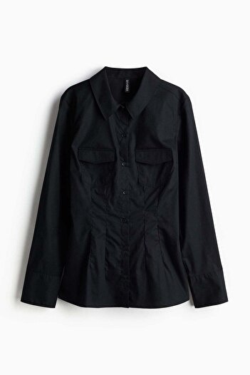 H&M Tapered-waist cargo shirt