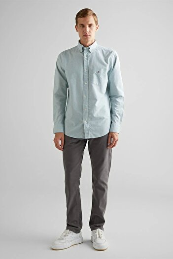 Gant Men's Green Regular Fit Shirt