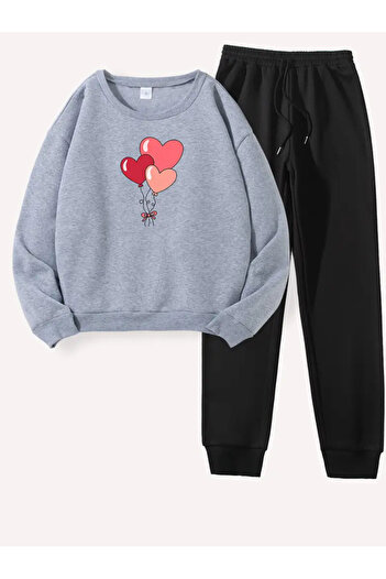 Pink Sky Plus Size Unisex Tracksuit Set