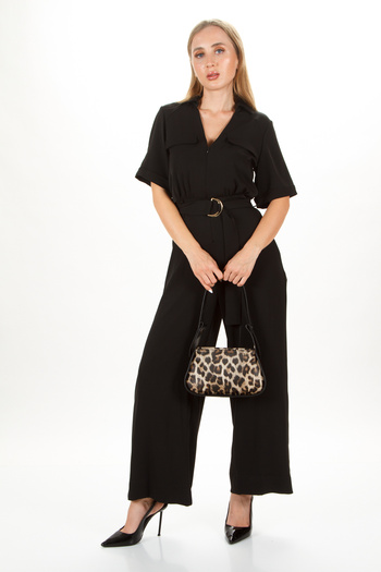 Newish Γυναικεία Leopard Baguette Τσάντα