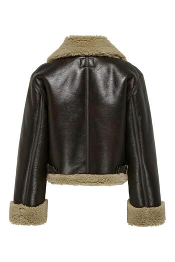 ONLY 15322434 Onlverona γυναικείο faux bonded jacket - Cc Otw, παλτό με γούνα εσωτερικά