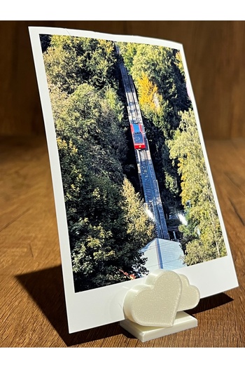 Alp in Alpes Photo Stand Heart Picture Holder Card Holder