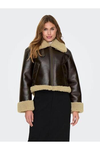 ONLY 15322434 Onlverona γυναικείο faux bonded jacket - Cc Otw, παλτό με γούνα εσωτερικά