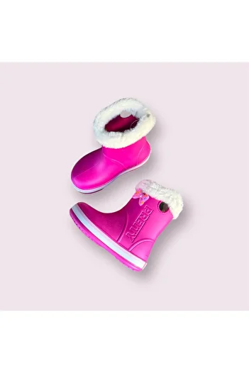 Sonimix Female Child Fuchsia Waterproof Light Sole Rain Boots