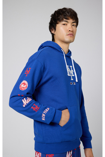 Champion MLB Hooded Sweatshirt Mavi Erkek Kapüşonlu Sweatshirt-219879-BS003