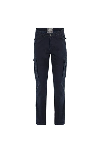 ROUTEFIELD Navy Blue Woods Men's Trousers