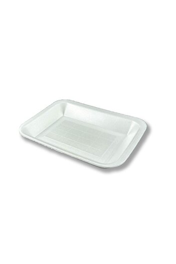 Home 50 Pieces 500Gr Foam Plate Container - Butcher Container Meat Plate