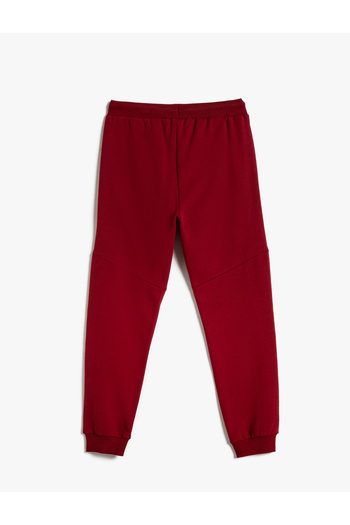 Koton Jogger Sweatpants Tie Waist Printed Pocket