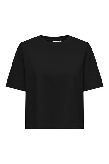 ONLY Onlsilvina S/S Top Swt Women's Black Sweatshirt - O 15324994