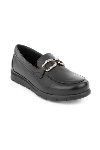 Muya Geluk 6 Point Anatomical Sole Heel Spur Genuine Leather Women's Shoes
