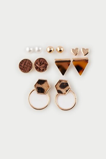 DeFacto Women's 6-Piece Earrings