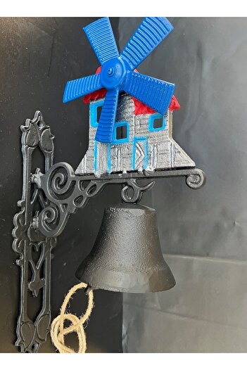 ANTCOM Iron Woven Antique Style Chime Windmill
