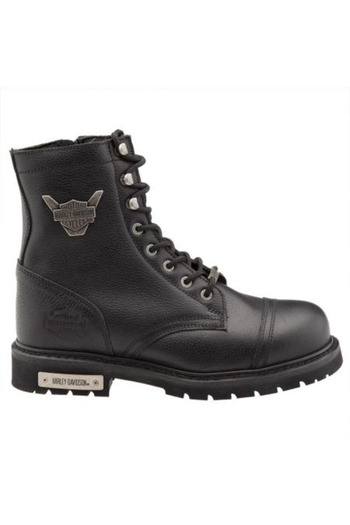 Harley Davidson Ανδρικές μαύρες μπότες Colmar με κορδόνια
