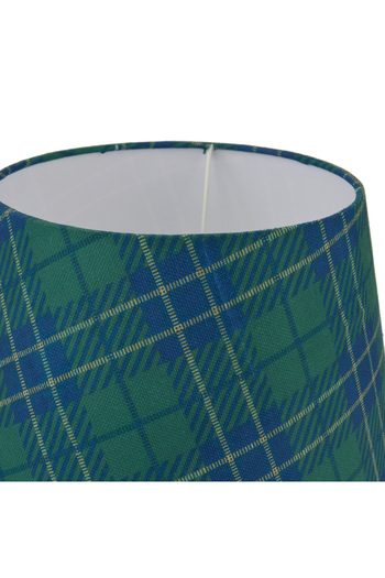 Evidea Lighting Plaid Patterned Lampshade - Green - 50 cm