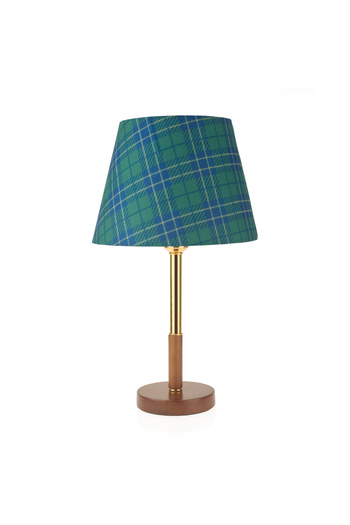 Evidea Lighting Plaid Patterned Lampshade - Green - 50 cm