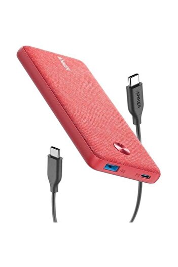 Anker باور بانك 10000 مللي أمبير | PowerCore III Sense | A1231H91-A | اللون الأحمر