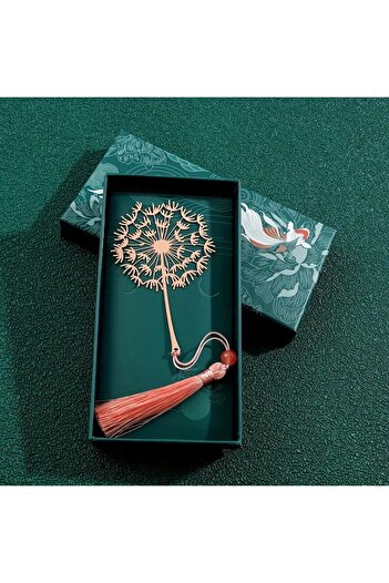 GlassySKY Elegant Floral Literary Motif Stylish Metal Bookmarks Teacher Friend Spouse Gift